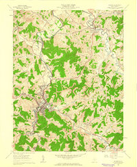 Weston 1961 topographic map thumbnail