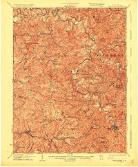 West Union 1926 topographic map preview