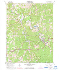 West Union 1961 topographic map thumbnail