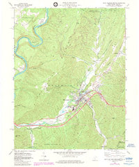 White Sulphur Springs 1972 topographic map thumbnail