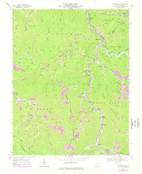 Whitesville 1968 topographic map thumbnail