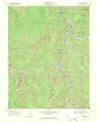 Whitesville 1968 topographic map thumbnail