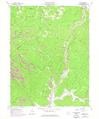 Widen 1967 topographic map thumbnail