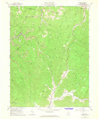 Widen 1967 topographic map thumbnail
