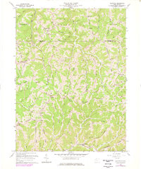Wileyville 1960 topographic map thumbnail