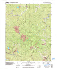 Williams Mountain 1996 topographic map thumbnail