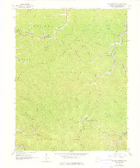 Williams Mountain 1965 topographic map thumbnail