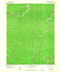 Williams Mountain 1965 topographic map thumbnail