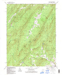 Wolf Gap 1994 topographic map thumbnail
