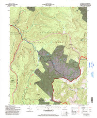 Woodrow 1995 topographic map thumbnail