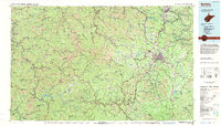 Beckley 1982 topographic map thumbnail