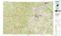 Clarksburg 1982 topographic map thumbnail