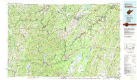 Kingwood 1981 topographic map thumbnail