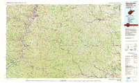 Moundsville 1984 topographic map thumbnail