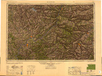 Clarksburg 1949 topographic map thumbnail
