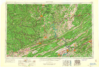 Bluefield 1957 topographic map thumbnail