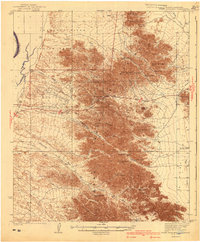 Dome Rock Mts. 1940 topographic map thumbnail