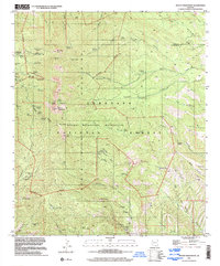 Mount Wrightson 1996 topographic map thumbnail