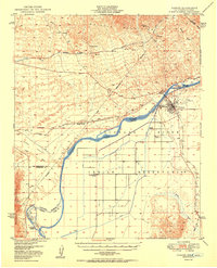Parker 1950 topographic map thumbnail