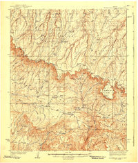 Promontory Butte 1939 topographic map thumbnail