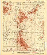 Silver Reef Mountains 1942 topographic map thumbnail