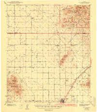 Willcox 1943 topographic map thumbnail