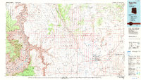 Tuba City 1983 topographic map thumbnail