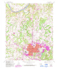 Ada 1958 topographic map thumbnail