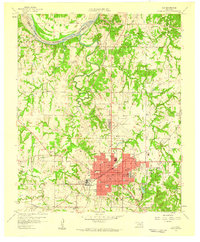 Ada 1958 topographic map thumbnail