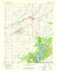 Afton 1971 topographic map thumbnail