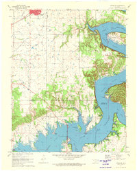 Afton NE 1971 topographic map thumbnail
