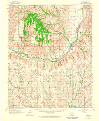 Aledo 1962 topographic map thumbnail