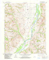 Aledo NE 1985 topographic map thumbnail
