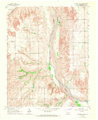 Antelope Hills NE 1966 topographic map thumbnail