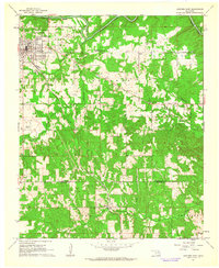 Antlers East 1961 topographic map thumbnail