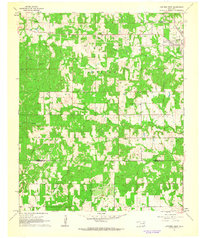 Antlers West 1961 topographic map thumbnail