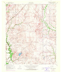 Arbuckle Hill 1956 topographic map thumbnail