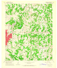 Ardmore East 1964 topographic map thumbnail