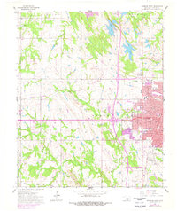 Ardmore West 1964 topographic map thumbnail