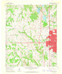 Ardmore West 1964 topographic map thumbnail