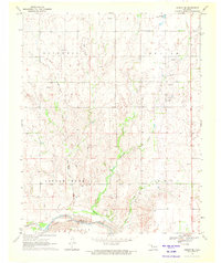 Arnett SE 1970 topographic map thumbnail