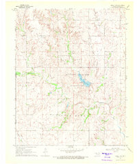 Arnett SW 1970 topographic map thumbnail
