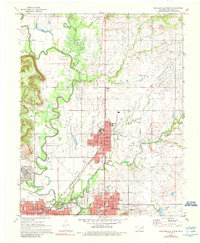 Bartlesville North 1971 topographic map thumbnail