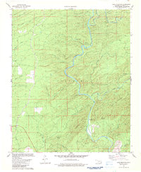 Bear Mountain 1982 topographic map thumbnail