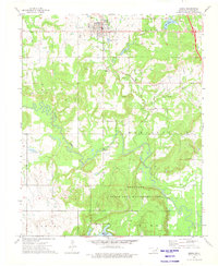 Beggs 1973 topographic map thumbnail