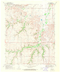 Belva 1969 topographic map preview