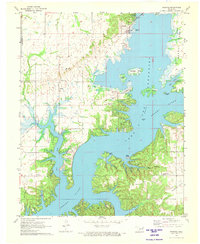 Bernice 1971 topographic map thumbnail