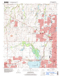 Bethany 1995 topographic map thumbnail