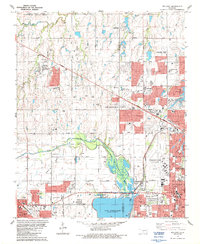 Bethany 1986 topographic map preview