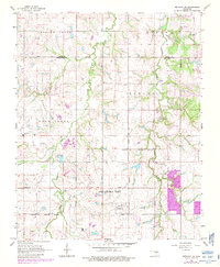 Bethany NE 1966 topographic map thumbnail